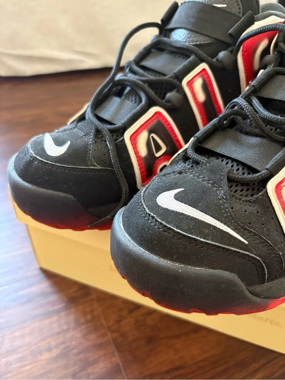 Nike Air More Uptempo 96’ Laser Crimson Sneakers